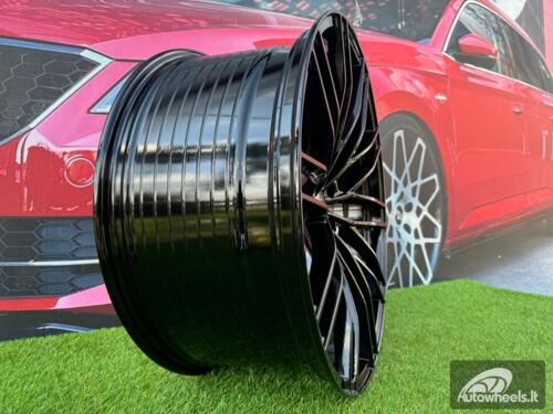Ratlankis R19x8.5  5X112  ET  40  66.5  F1995  (YF0417)  Black (BL)  For AUD  (A)  (HYBRID FORGED ABT Style)