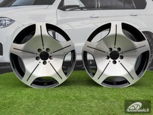 Ratlankis R19x8.5  5X112  ET  36  66.6  FBX035  (H3069FA)  Black Polished (MB)  For MER  (A+M)  (HYBRID FORGED)