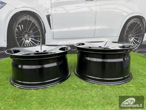 Ratlankis R20x8.5  5X112  ET  36  66.6  FBX035  (H3069FA)  Black Polished (MB)  For MER  (A)  (HYBRID FORGED Rear+Front)