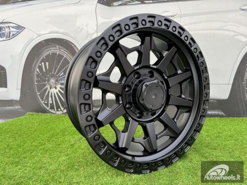 Ratlankis R20x9  8X165.1  ET  1  130  B1721  Black Half Matt (BLHM)  For 4X4  (Z1)