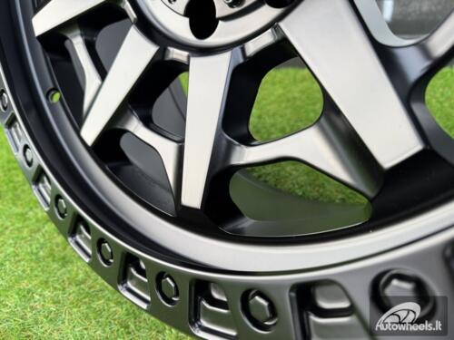 Ratlankis R20x9  8X165.1  ET  1  130  B1721  Black Half Matt (BLHM)  For 4X4  (Z1)