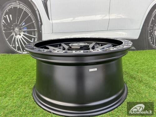 Ratlankis R20x9  8X165.1  ET  1  130  B1721  Black Half Matt (BLHM)  For 4X4  (Z1)