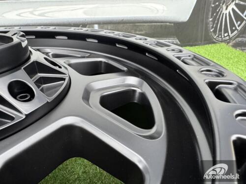 Ratlankis R17x8  10X120/127  ET  30  71.5  BY1375A  Black Half Matt (BLHM)  For 4X4  (Z1)