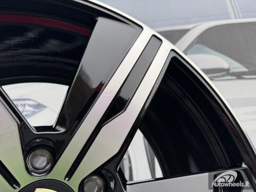 Ratlankis R22x9  5X130  ET  29  66.5  I5664  Black Polished (MB)  For PORCH  (A)  (NEW Macan II (XAB) Rear+Front)