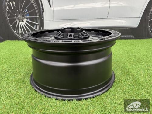 Ratlankis R18x8  10X120/127  ET  30  71.5  BY1375A  Black Half Matt (BLHM)  For 4X4  (Z1)
