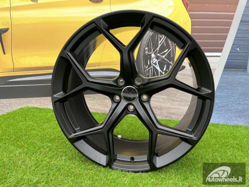 Ratlankis R22x10  5X112  ET  21  66.5  I5598  (FBX112)  Black Half Matt (BLHM)  For AUD  (K8)  (HYBRID FORGED)