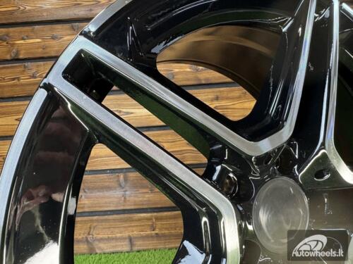 Ratlankis R18x8  5X112  ET  35  66.6  FBX142  Black Polished (MB)  For MER  (K8)  (HYBRID FORGED)