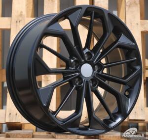 Ratlankis R18x8  5X108  ET  55  63.3  FE187  (FBX216)  Black (BL)  For FORD  (K8)  (HYBRID FORGED)