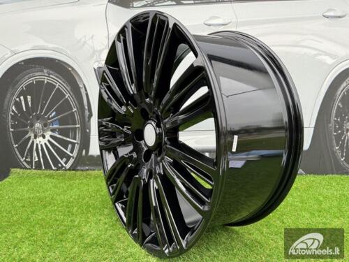 Ratlankis R22x9.5  5X108  ET  45  63.3  XE136  (FBX207)  Black (BL)  For LAND  (K8)  (HYBRID FORGED)