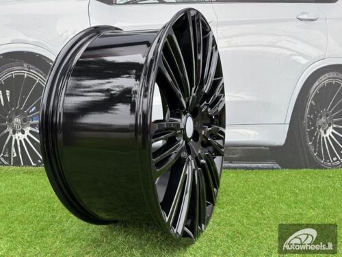 Ratlankis R22x9.5  5X108  ET  45  63.3  XE136  (FBX207)  Black (BL)  For LAND  (K8)  (HYBRID FORGED)
