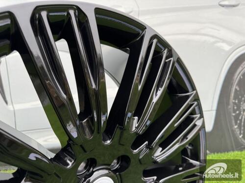 Ratlankis R22x9.5  5X108  ET  45  63.3  XE136  (FBX207)  Black (BL)  For LAND  (K8+Z6)  (HYBRID FORGED)