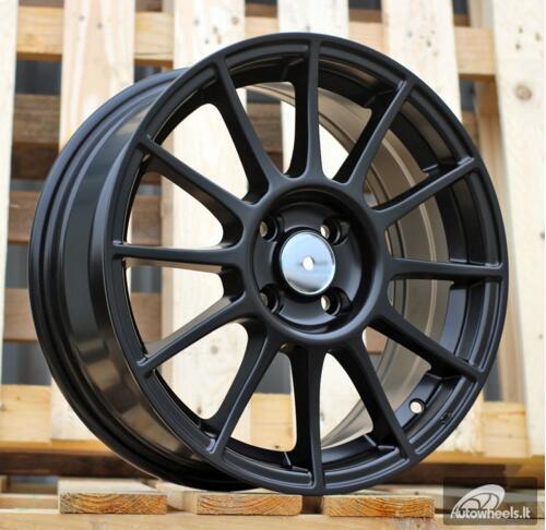 Ratlankis R16x6.5  4X98  ET  35  58.1  Y1208  Black Half Matt (BLHM)  For FIAT  (D1)  (ABARTH)