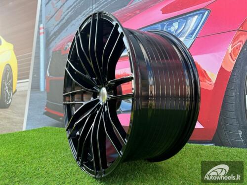 Ratlankis R20x9  5X112  ET  30  66.5  F1995  (YF0417)  Black (BL)  For AUD  (K8)  (HYBRID FORGED ABT Style)