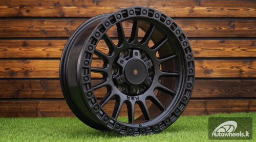Ratlankis R16x8  5X127  ET  M15  87.1  I0370  Black Half Matt (BLHM)  For 4X4  (K8)