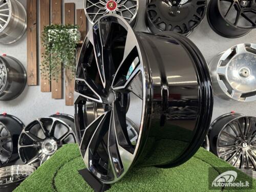 Ratlankis R18x8  5X112  ET  40  66.5  I5493  Black Polished (MB)  For AUD  (K8)  (BP)