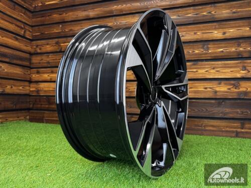 Ratlankis R18x8  5X112  ET  40  66.5  I5493  Black Polished (MB)  For AUD  (K8)  (BP)