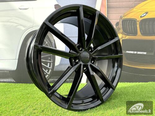 Ratlankis R18x8  5X112  ET  45  57.1  BK864  Black (BL)  For VW  (Z7+P)