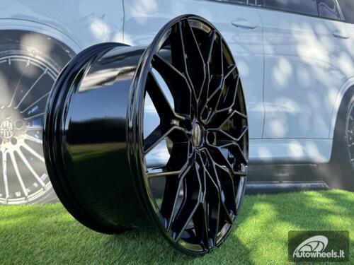 Ratlankis R20x9.5  5X112  ET  40  66.6  IN292  (FBX250)  Black (BL)  For BMW  (Z5+A)  (HYBRID FORGED Rear+Front)