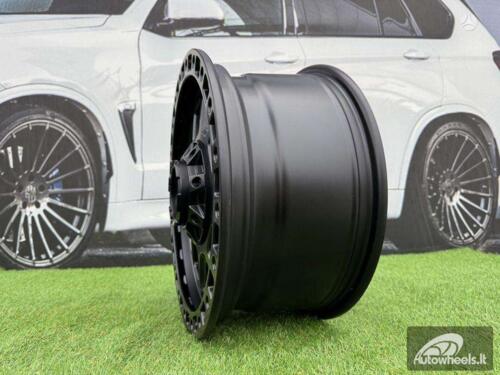 Ratlankis R17x8  10X120/127  ET  30  71.5  B1375  Black Half Matt (BLHM)  For RACIN  (Z1)