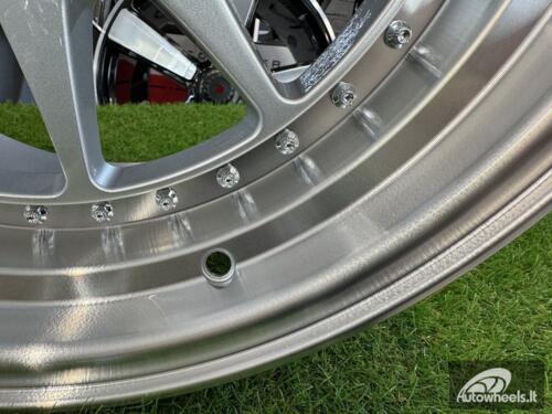 Ratlankis OZ Hartge Style R17X8.5J 4X100/4X114.3 ET30 73.1 Silver with Diamond cut lip