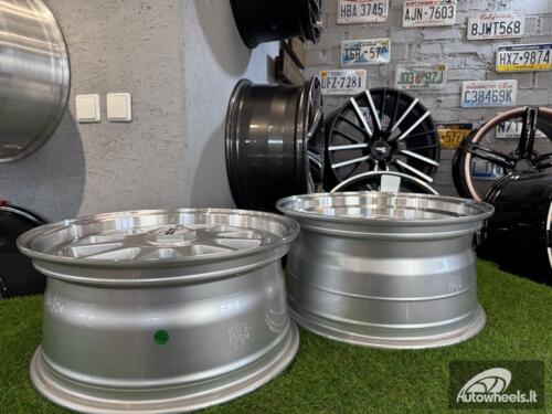 Ratlankis OZ Hartge Style R17X8.5J 4X100/4X114.3 ET30 73.1 Silver with Diamond cut lip