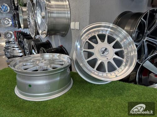 Ratlankis OZ Hartge Style R17X8.5J 4X100/4X114.3 ET30 73.1 Silver with Diamond cut lip