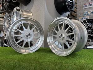 Ratlankis OZ Hartge Style R17X8.5J 4X100/4X114.3 ET30 73.1 Silver with Diamond cut lip