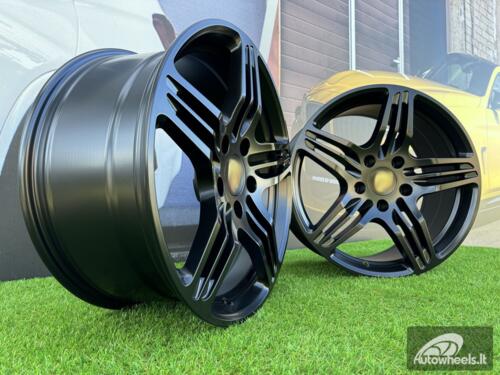 Ratlankis Porsche 911 997 Turbo Style R19X8.5J 5X130 ET57 71.6 Black half matt
