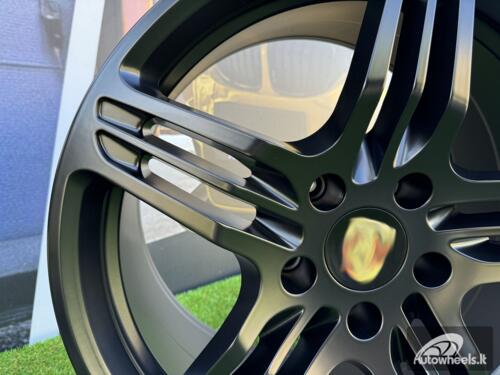 Ratlankis Porsche 911 997 Turbo Style R19X8.5J 5X130 ET57 71.6 Black half matt
