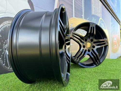 Ratlankis Porsche 911 997 Turbo Style R19X9.5J 5X130 ET46 71.6 Black half matt