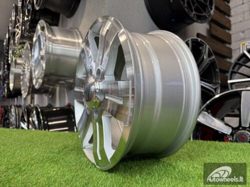 Ratlankis Mercedes Sprinter, VW Crafter 1400kg R16X7J 6X130 ET50 84.1 Silver with Diamond cut