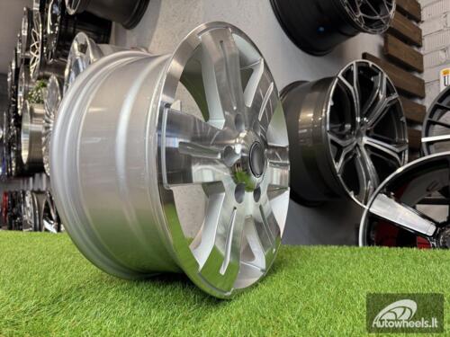 Ratlankis Mercedes Sprinter, VW Crafter 1400kg R16X7J 6X130 ET50 84.1 Silver with Diamond cut