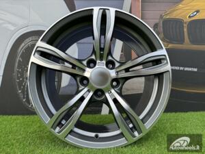 Ratlankis R18x8  5X120  ET  30  72.6  E492  (BK5728)  Grey Polished (MG)  For BMW  (K4)