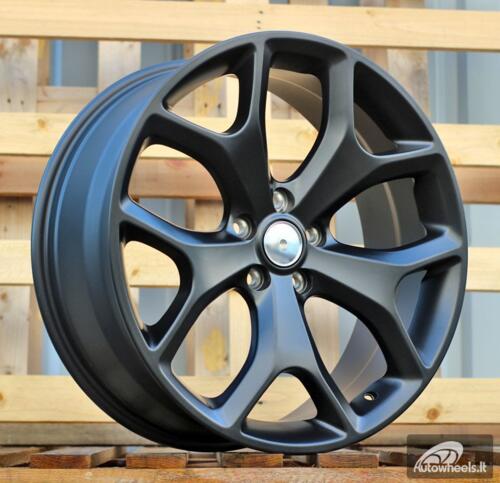 Ratlankis R20x8  5X115  ET  40  71.5  XE256  Black Half Matt (BLHM)  For DODGE  (P1)