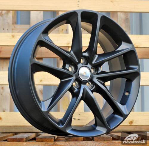 Ratlankis R20x8  5X115  ET  50  71.5  XE399  Black Half Matt (BLHM)  For DODGE  (P1)