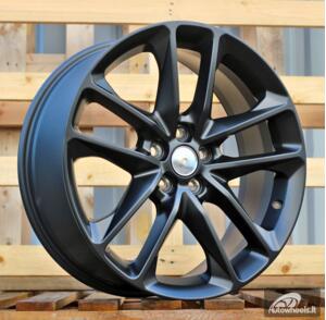 Ratlankis R20x8  5X115  ET  50  71.5  XE399  Black Half Matt (BLHM)  For DODGE  (P1)