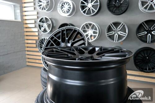 Ratlankis R17x7.5  5X112  ET  35  66.5  B1268  (H3368F)  Black+Polished Lip (BLPL)  For MER  (Z3)  (HYBRID FORGED)