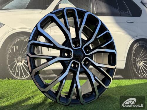 Ratlankis R20x8.5  5X127  ET  50  71.5  A1448  Black Polished (MB)  For JEEP  (P)