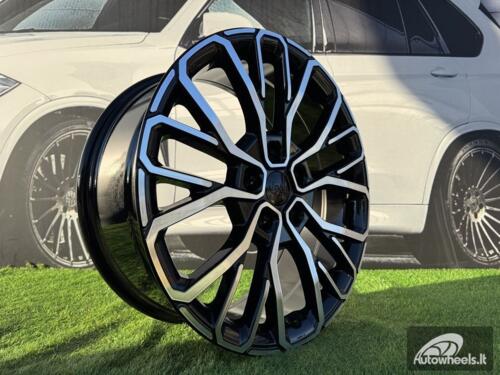 Ratlankis R20x8.5  5X127  ET  50  71.5  A1448  Black Polished (MB)  For JEEP  (P)