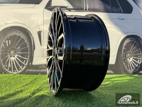 Ratlankis R20x8.5  5X127  ET  50  71.5  A1448  Black Polished (MB)  For JEEP  (P)