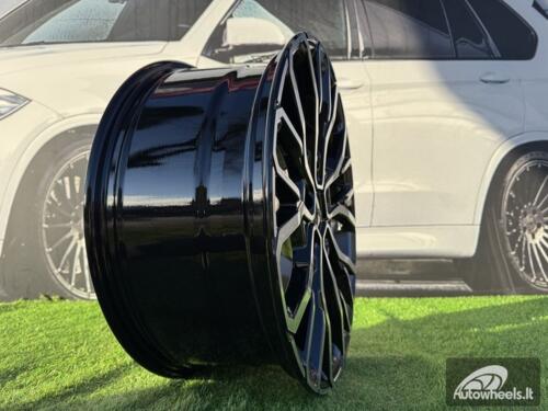 Ratlankis R21x9  5X127  ET  50  71.5  A1448  Black Polished (MB)  For JEEP  (P)