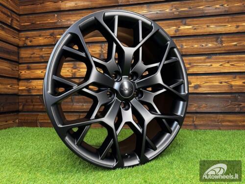 Ratlankis R21x9  5X127  ET  50  71.5  A1458  Black Half Matt (BLHM)  For JEEP  (P)