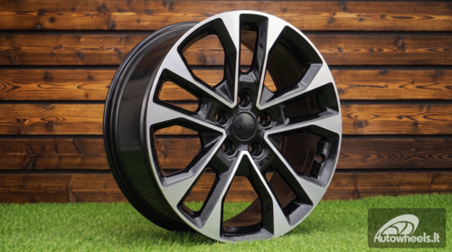 Ratlankis R20x8.5  5X127  ET  50  71.5  A5914  Black Polished (MB)  For JEEP  (P)