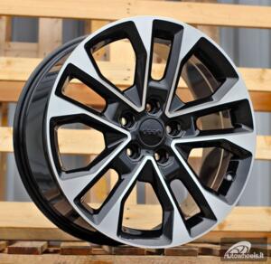 Ratlankis R20x8.5  5X127  ET  50  71.5  A5914  Black Polished (MB)  For JEEP  (P)