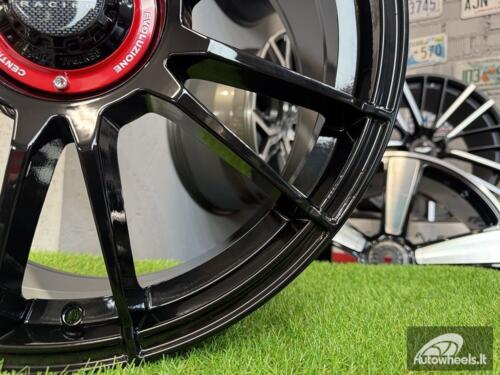 Ratlankis R18x8  10X100/112  ET  42  73.1  F8713  Gloss Black (GB)  For RACIN  (K8)  (HYBRID FORGED OZ Style)