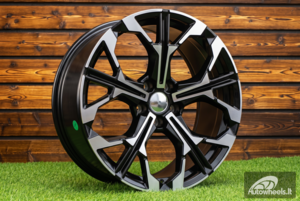 Ratlankis R19x9  5X112  ET  35  66.6  F9735  Black Polished (MB)  For BMW  (K8)  (NEW Model Rear+Front)