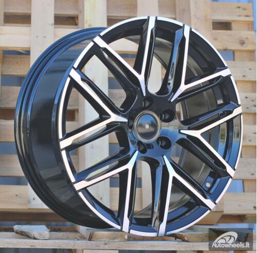 Ratlankis R21x9.5  5X112  ET  20  66.5  HF736  (F734)  Black Polished (MB)  For AUD  (K8)  (HYBRID FORGED)