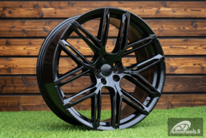 Ratlankis R21x9.5  5X112  ET  20  66.5  HF736  (F734)  Black (BL)  For AUD  (K8)  (HYBRID FORGED)