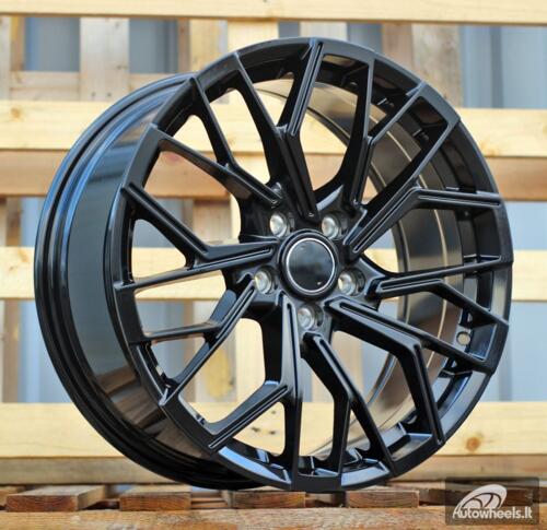 Ratlankis R18x8  5X112  ET  45  66.45  A1007  Gloss Black (GB)  For AUD  (K8)