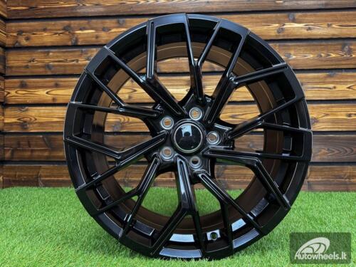 Ratlankis R18x8  5X112  ET  45  66.45  A1007  Gloss Black (GB)  For AUD  (K8)